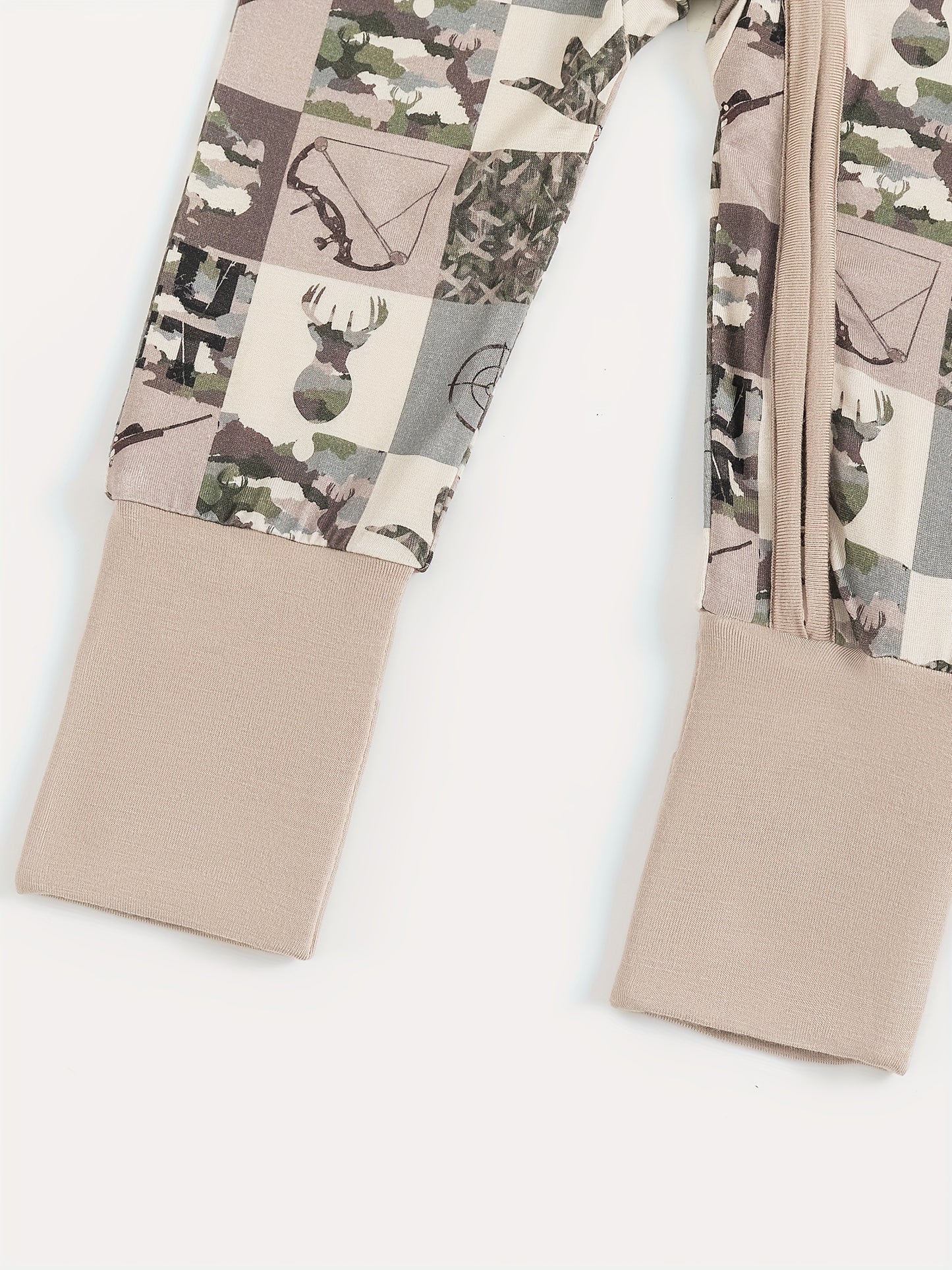 Soft Bamboo zippy with Cartoon Graphic, Long Sleeve