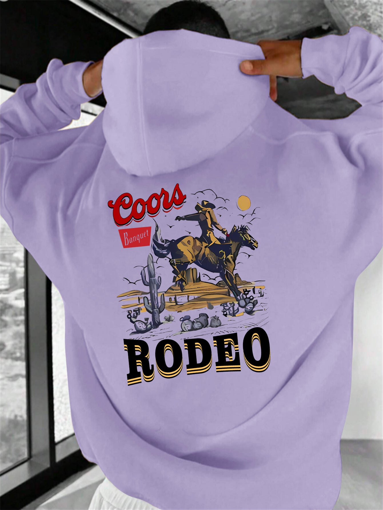 Cozy RODEO Hoodie - Men's Hoodie with Long Sleeves, Perfect for Any Occasion. A Must-Have for Autumn and Winter.