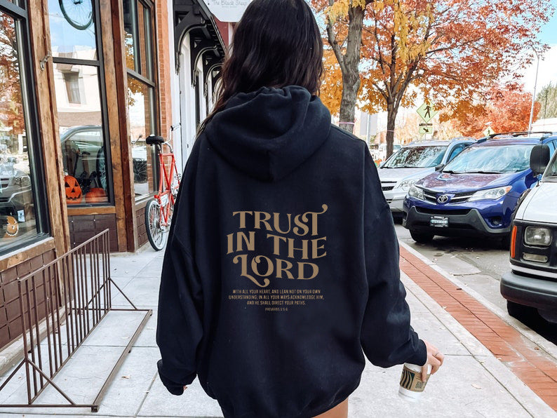 Hooded Letter Print Sweatshirt